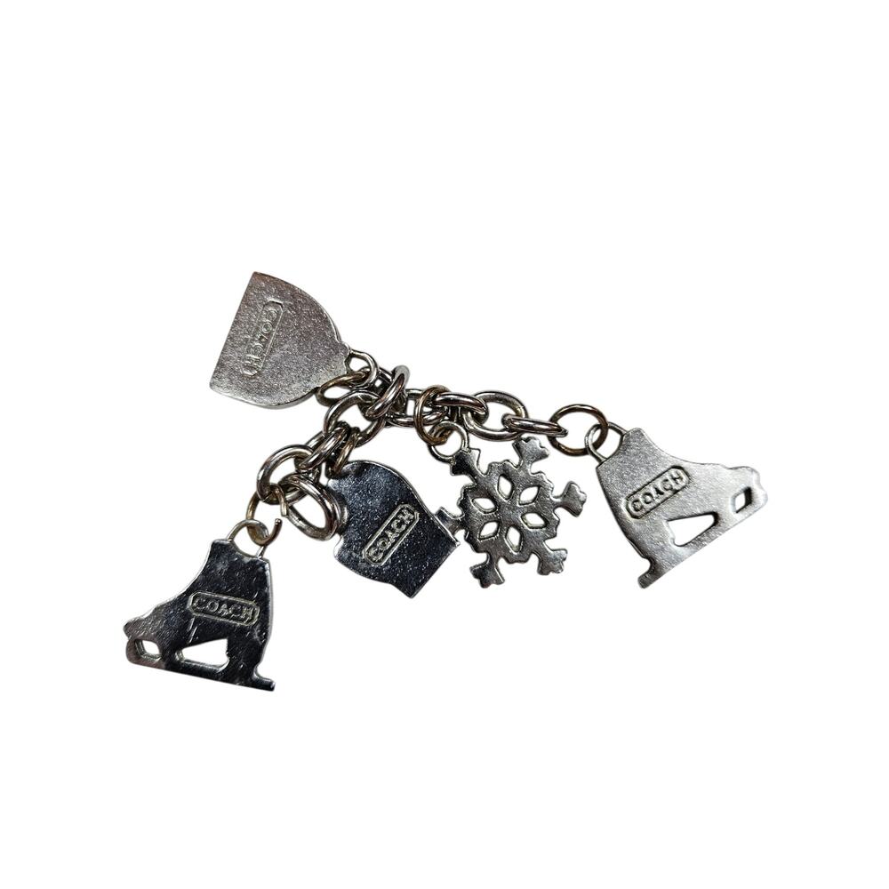 Rare Coach Y2k Keychain Bag Charm Vintage Bee Butterfly Lady Bug Cluster - Picture 3 of 3